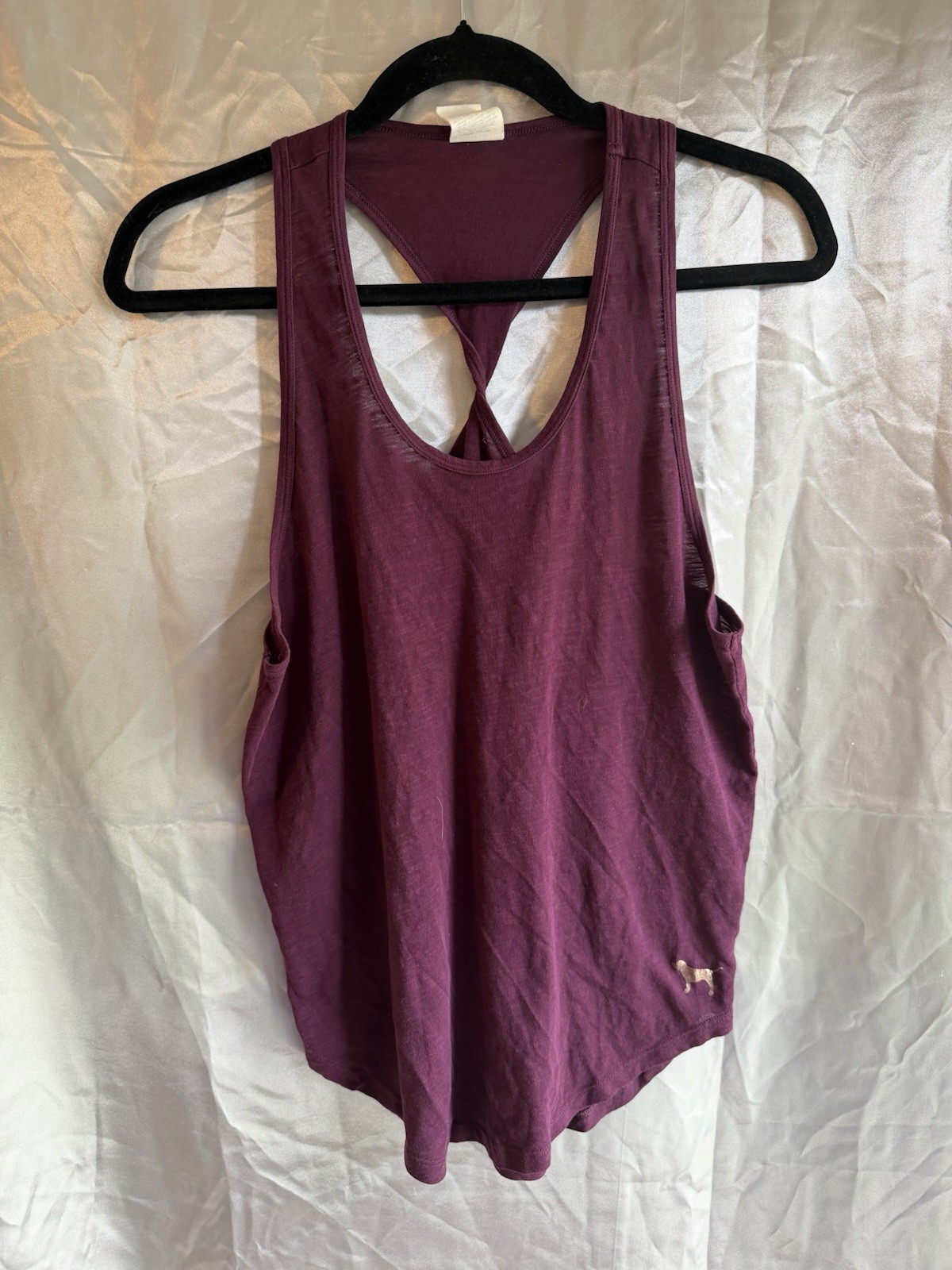 Y2K Victorias Secret PINK Yoga Racer back Tank Top Size Small