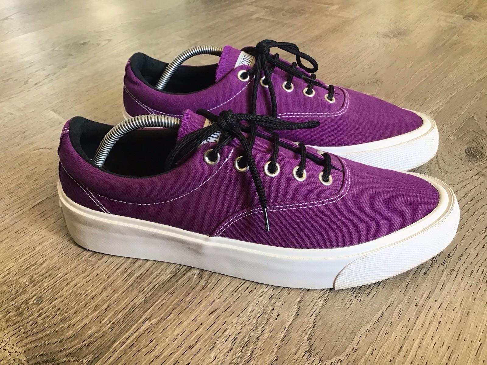 CONVERSE Womens 12.5 Mens 11 Skid Grip CVO Canvas Violet Shoes Sneakers 170942C