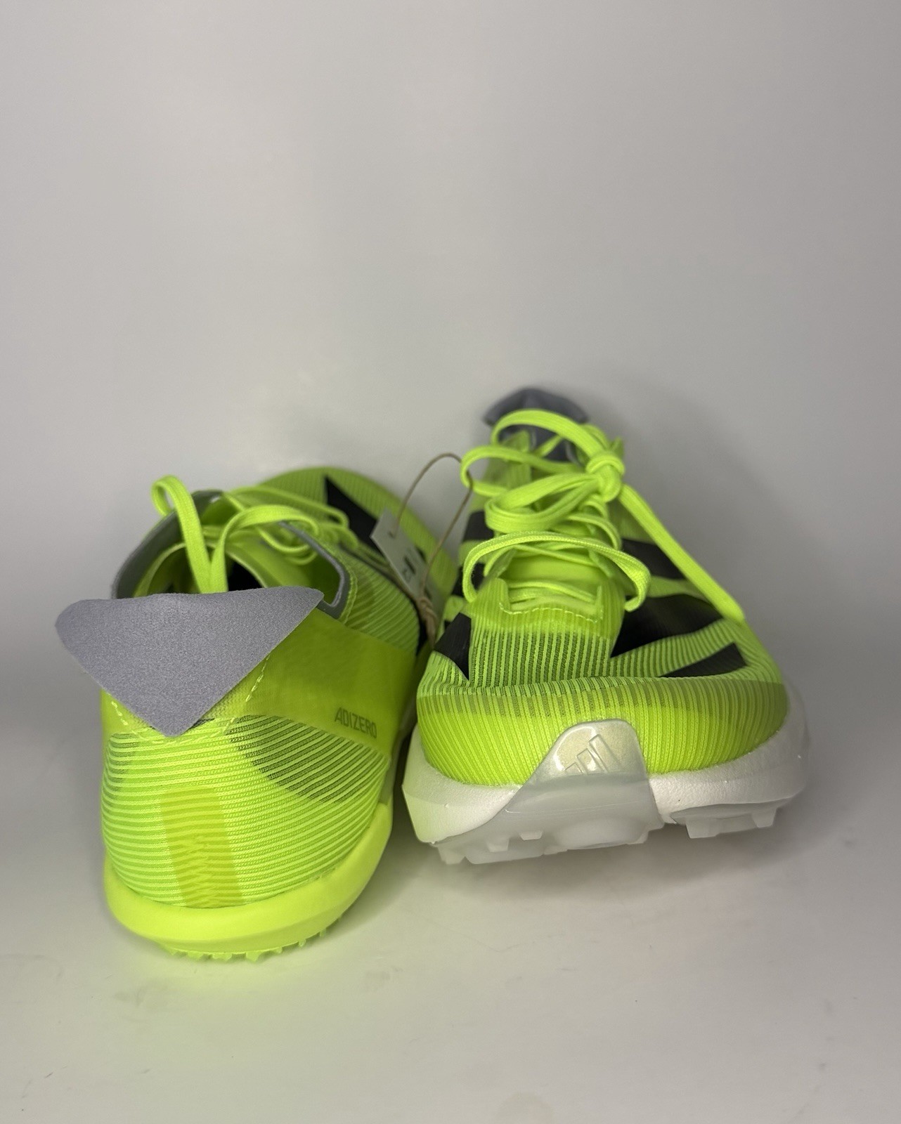 Size 11.5M – Adidas Adizero Lucid Lime Green Black Halo Silver IH5798 Men Track