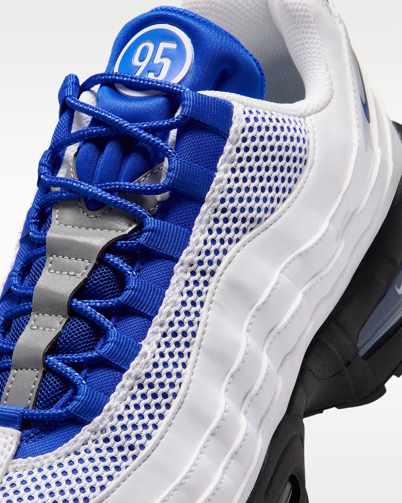 Nike Air Max 95 BIG BUBBLE SE Running Shoes Unisex White Blue IB6830-100