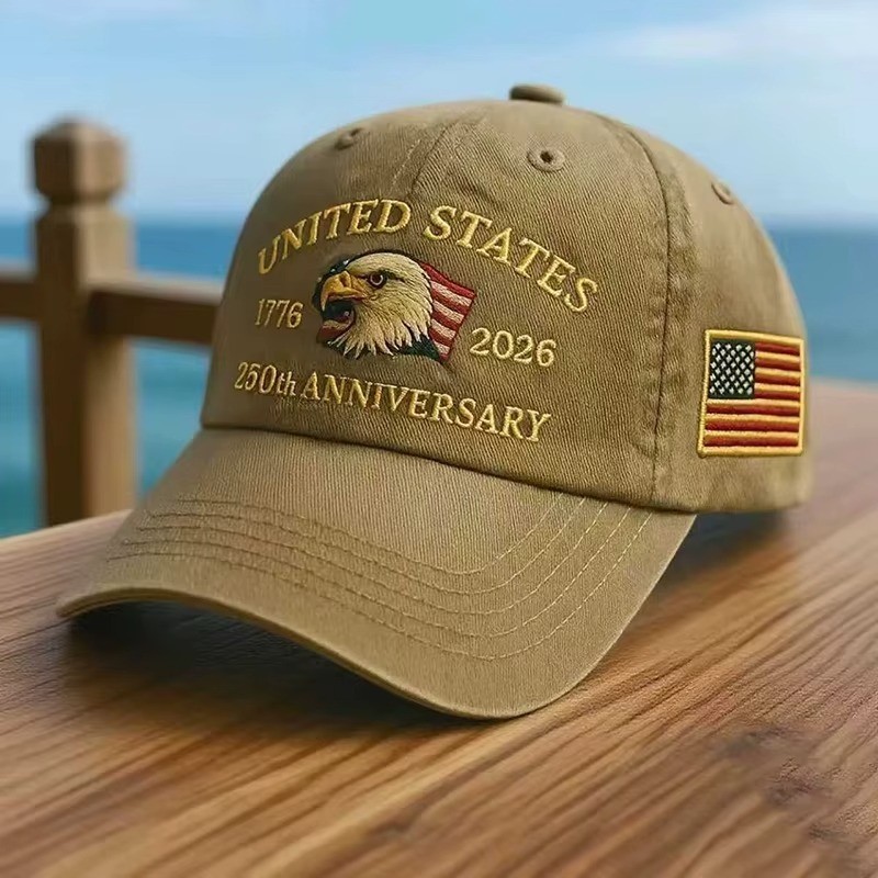 United States 250th Anniversary Baseball Cap – 3D Embroidered Hat*****