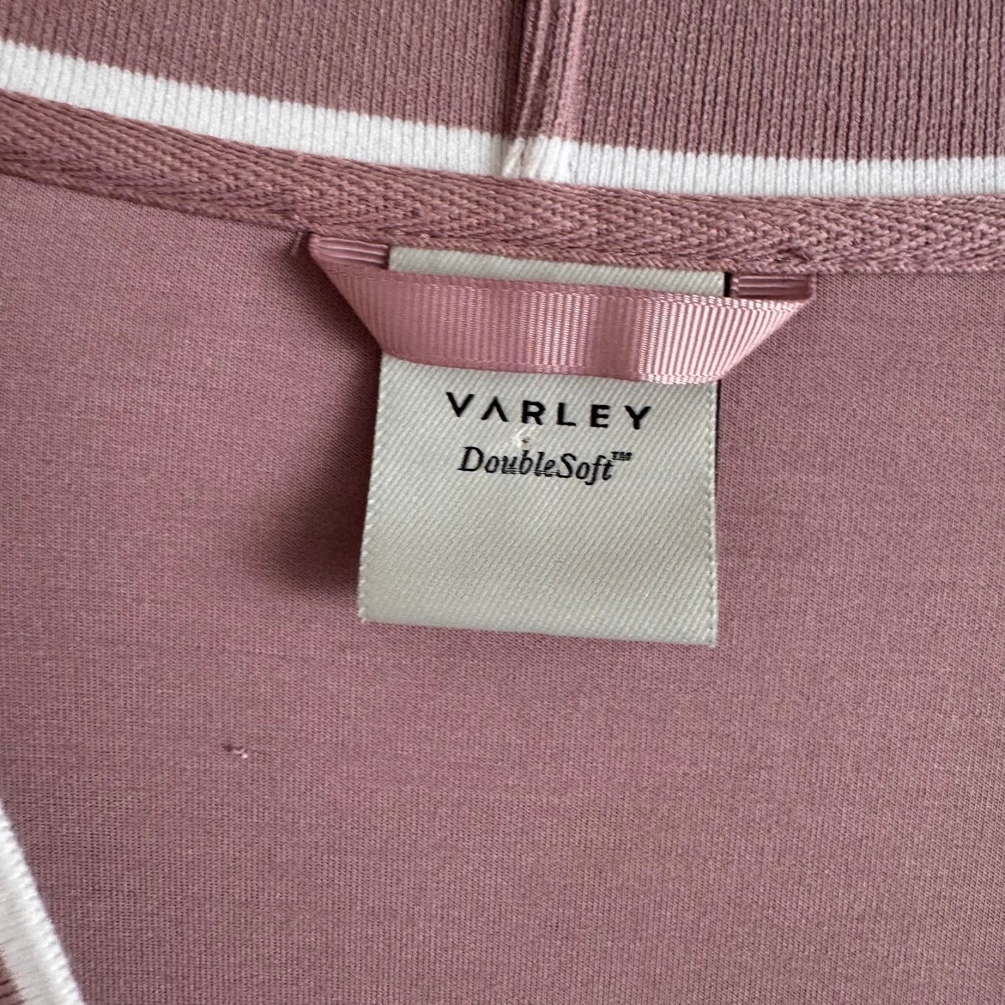 Varley DoubleSoft Decker Off Court Cardigan Preppy Size Small