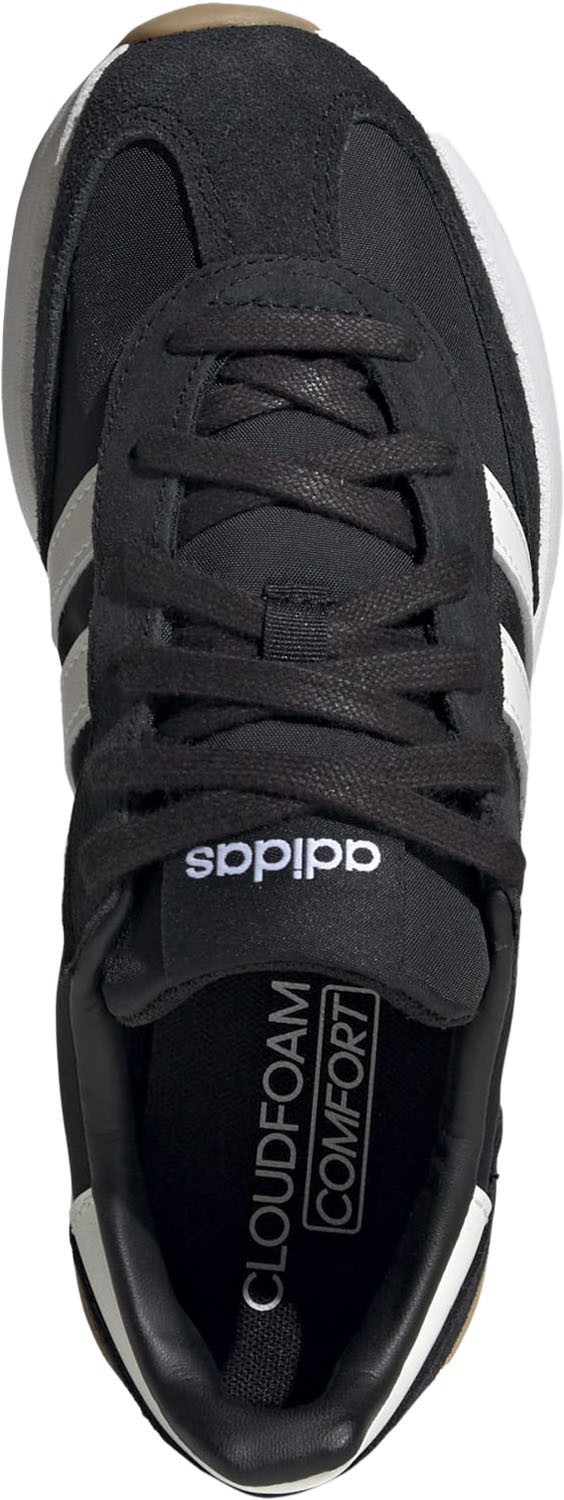 Adidas Womens Run 70S 2.0 Low Top Sneakers – Cblack / Cwhite / Cwhite –