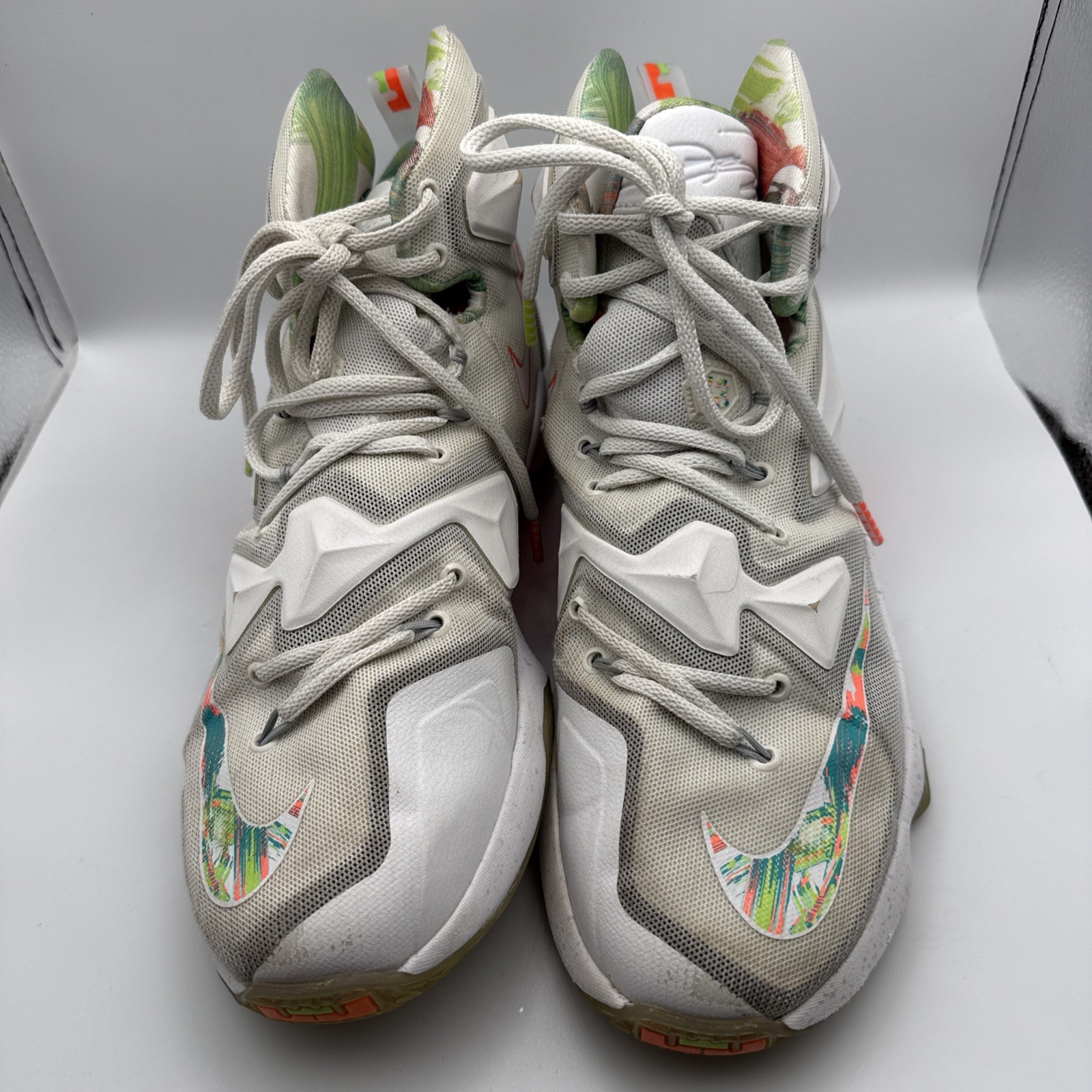 Nike LeBron James 13 Easter White Orange (807219-108) Men’s Size 8.5