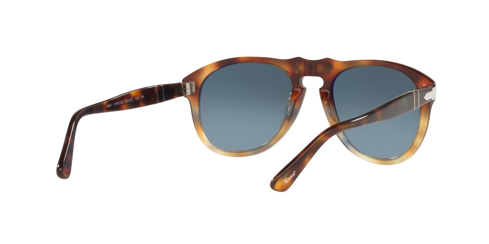 PERSOL | NEW | 0649S | 0649 1158 – Q8 | TORTOISE SPOTTED BROWN | AZURE | BLUE