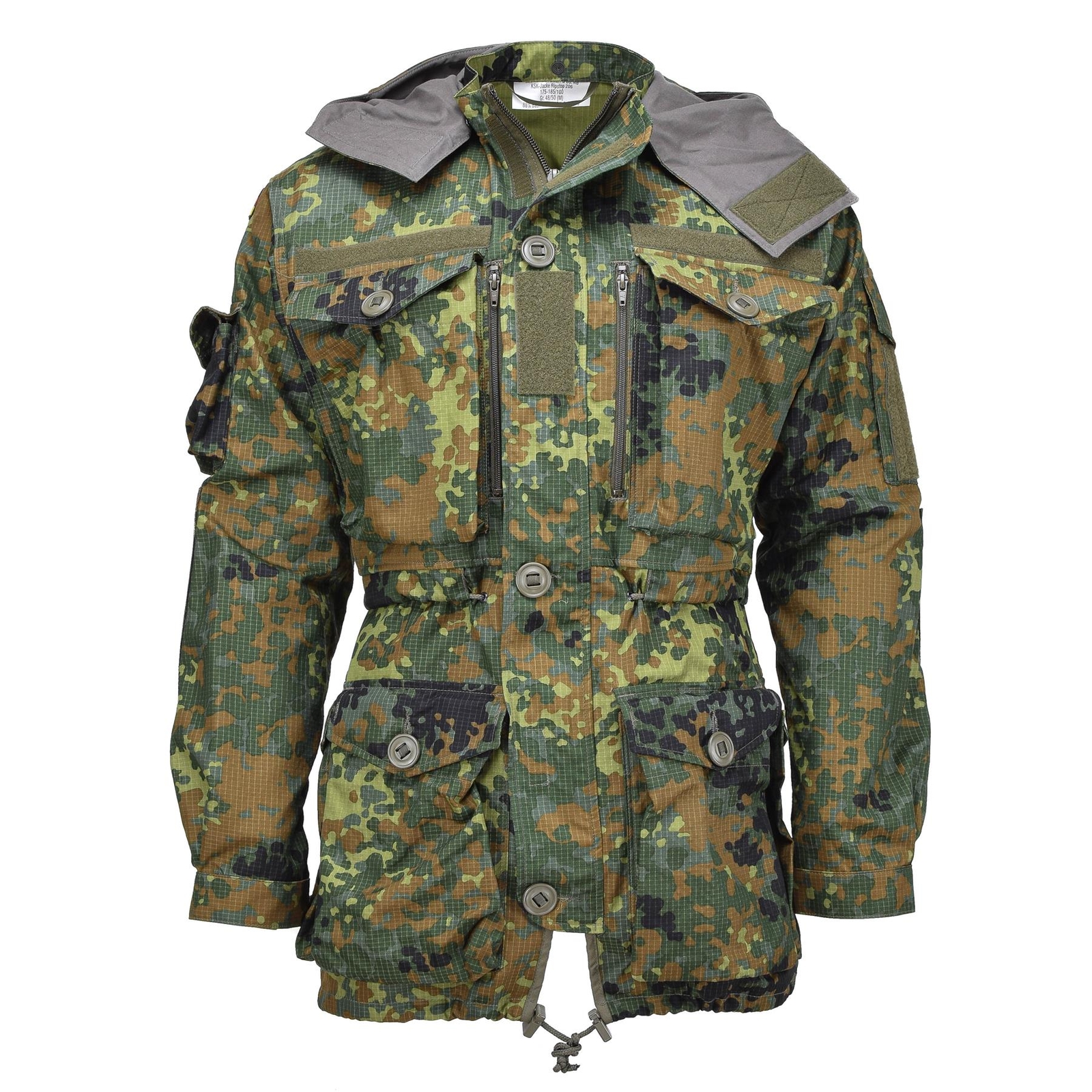 Leo Kohler tactical smock jacket ripstop fabric hooded cordura reinforced elbows
