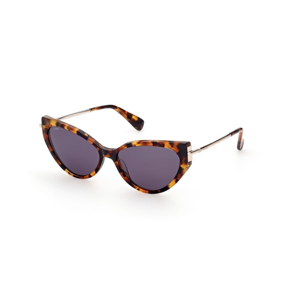 MAX MARA MALIBU8 MM0028 53A Light Havana Cat Eye Sunglasses Frame 57-15-135 MM28