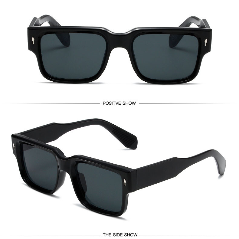 Unisex Square Fashion Sunglasses Classic Outdoor Traveling Shade Glasses UV400