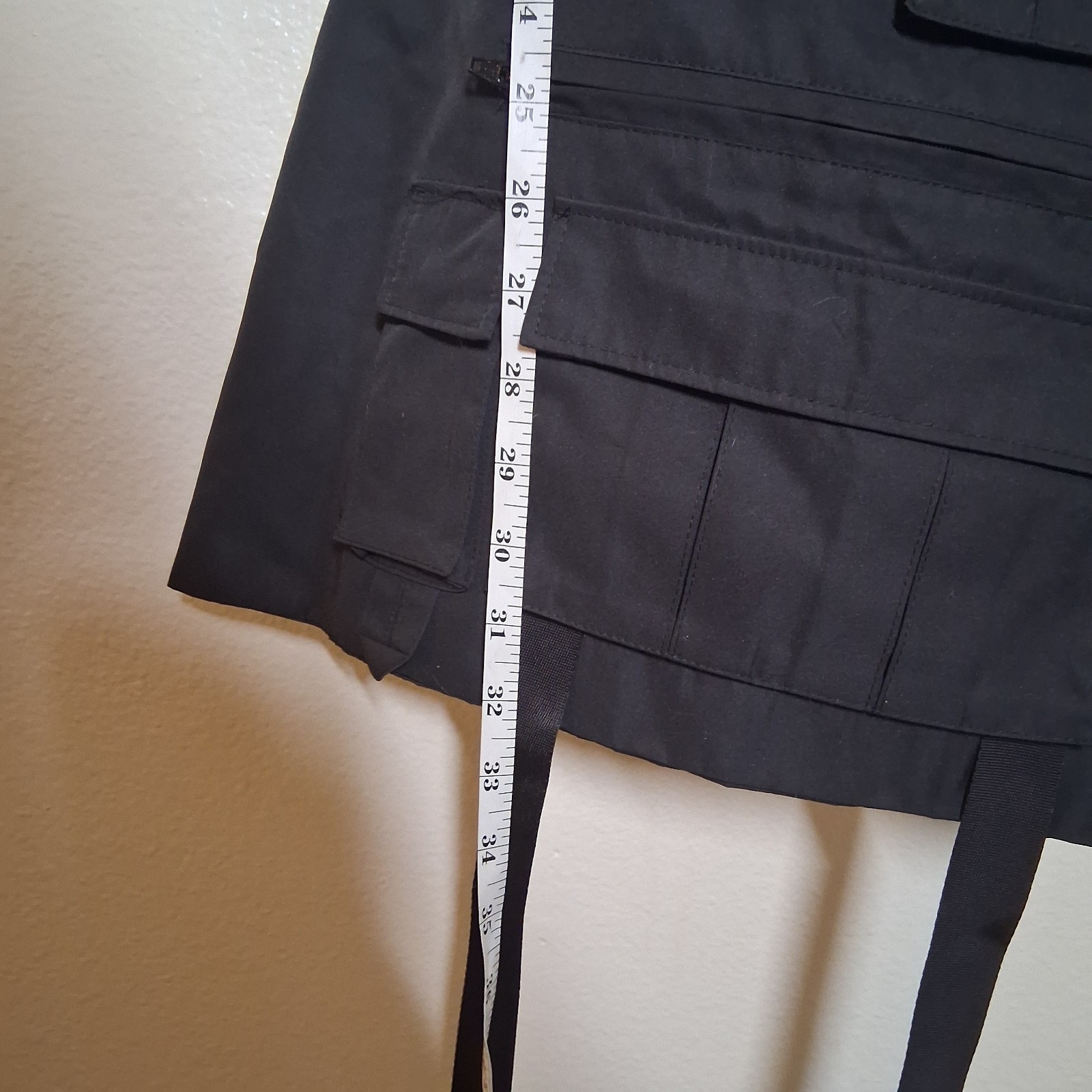 Ground(zero) 0 Women’s Gorpcore Dress Size Small Black Spaghetti Staps