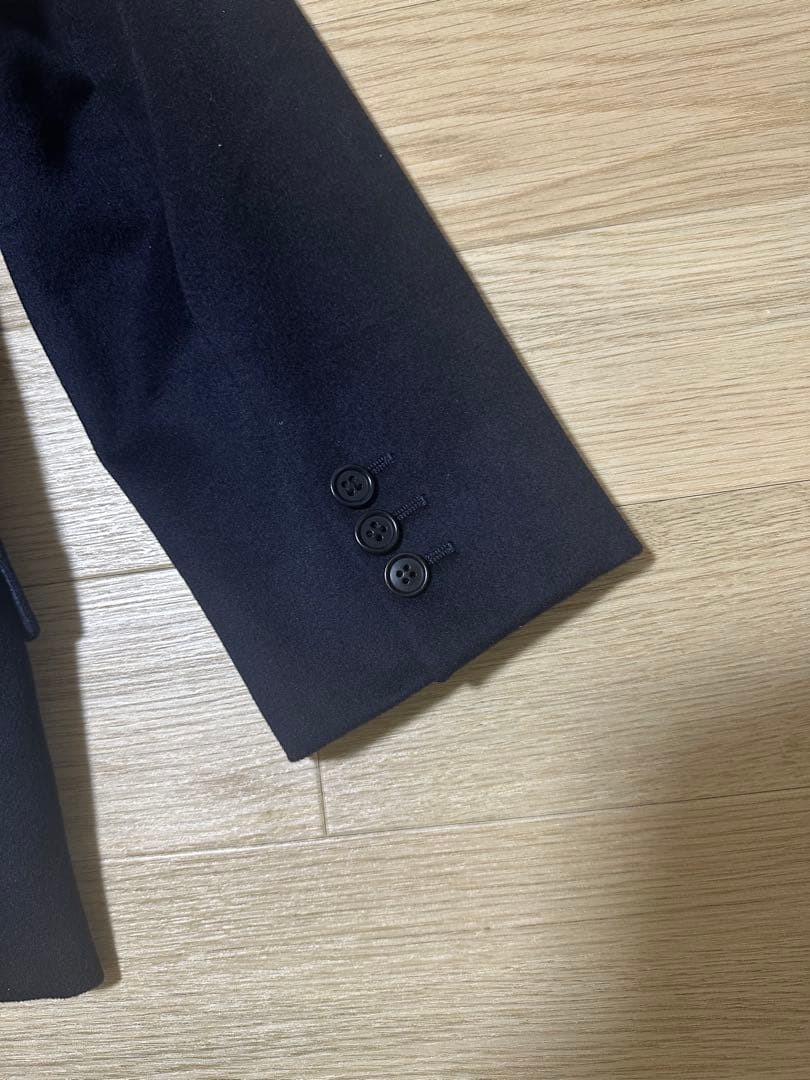 Max Mara double-breasted jacket, women’s, cashmere, dark navy, size M
