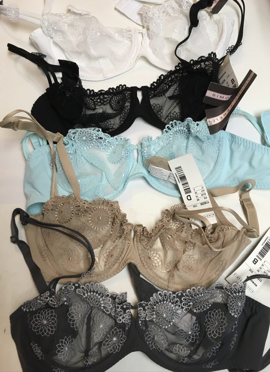 Simone Perele Women’s Romance Lace sexy Bra Assorted colors & French sizes