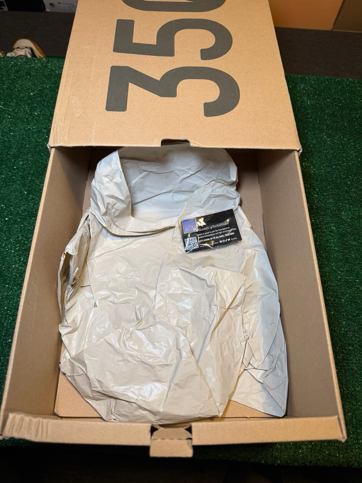 adidas Yeezy Boost 350 V2 Bone, Size 15, Lightly Worn With Box