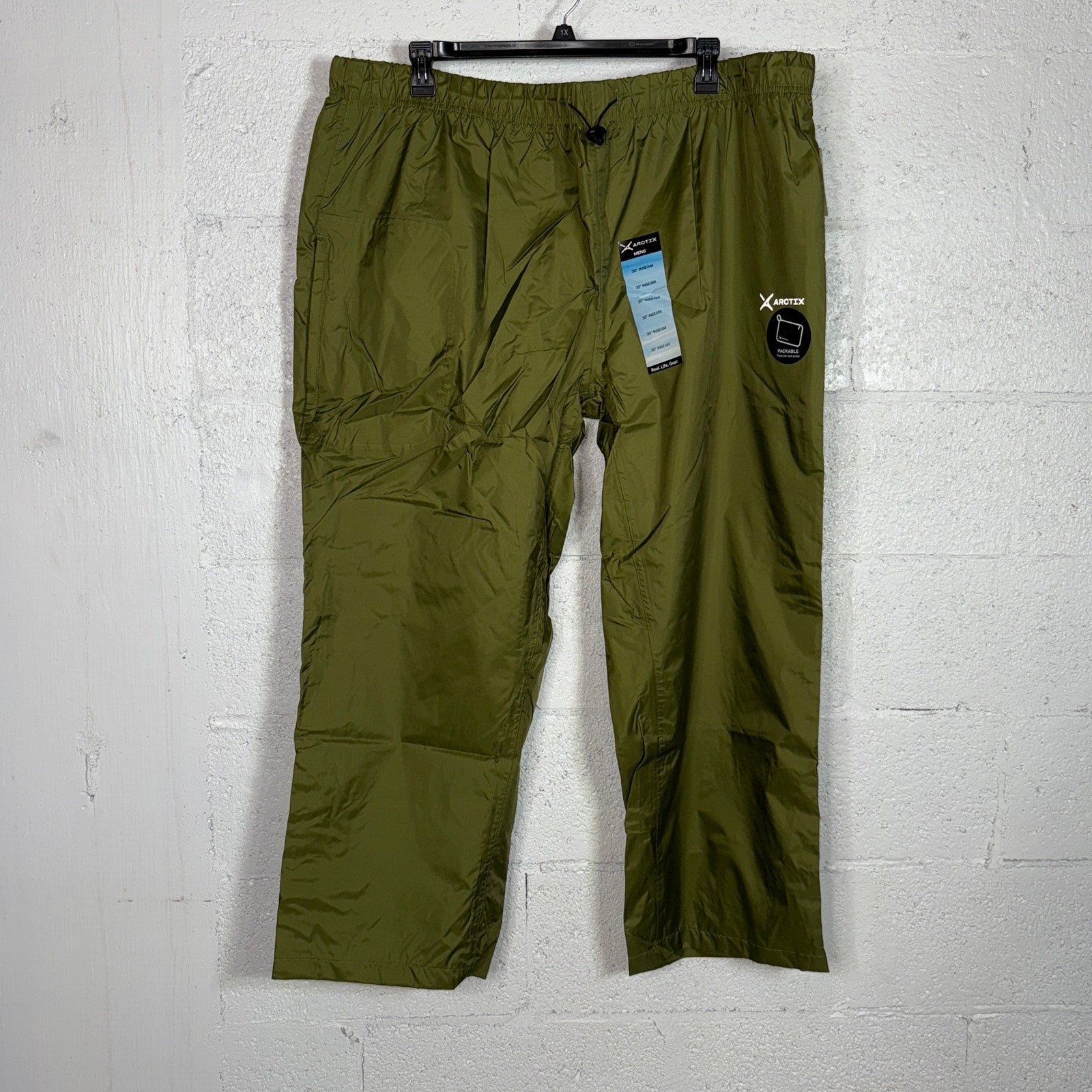 Arctix Men’s Storm Rain Pant, Olive 3X 30Length