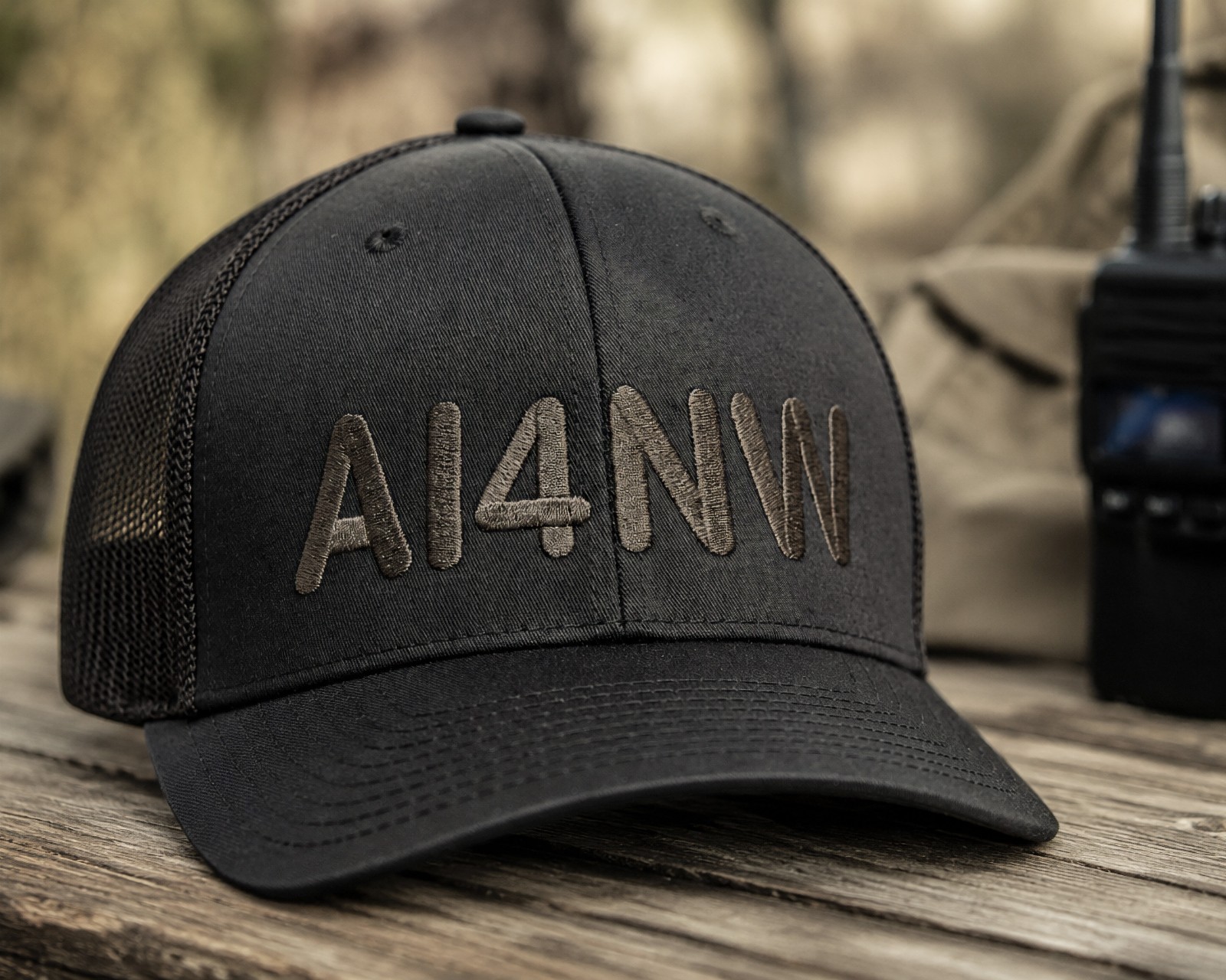Custom Embroidered Flexfit Ham Radio Hat – Smooth Call Sign Operator Cap