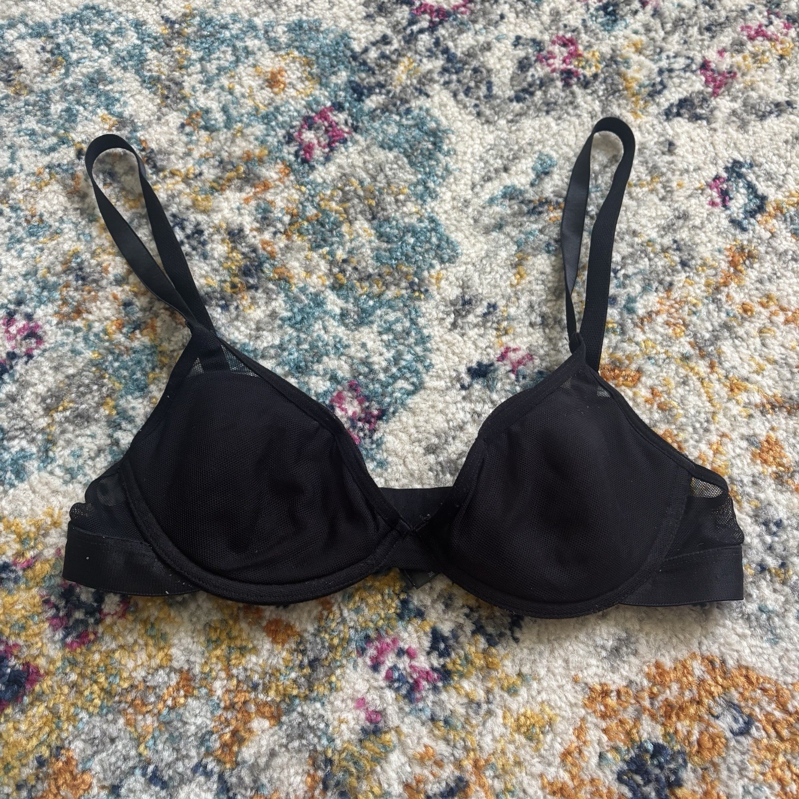 Pepper Women’s Classic all You Bra Black 36AA Underwire Adjustable Straps