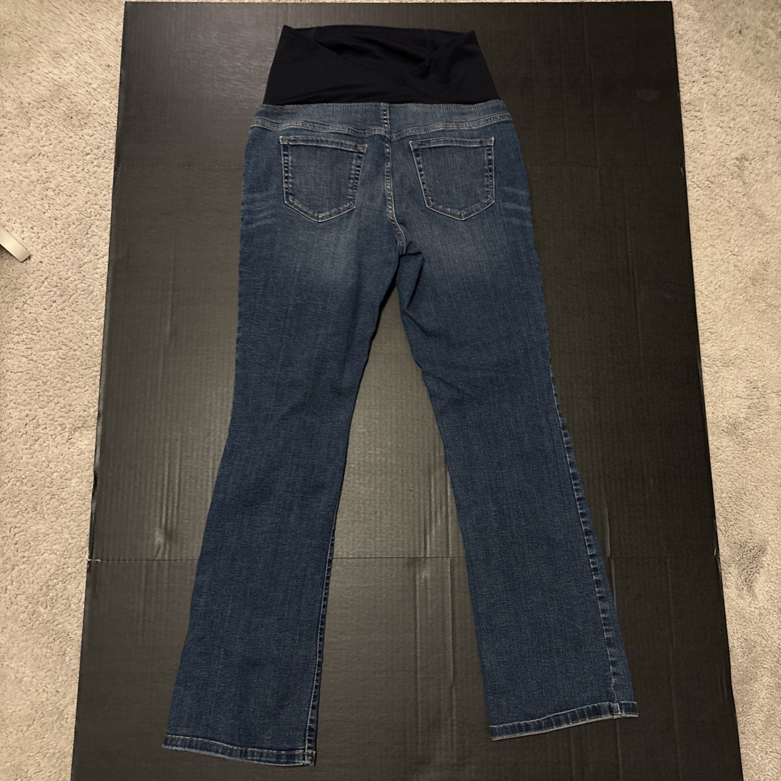 Isabel Maternity pants skinny bootcut 2/26R blue denim – NEW