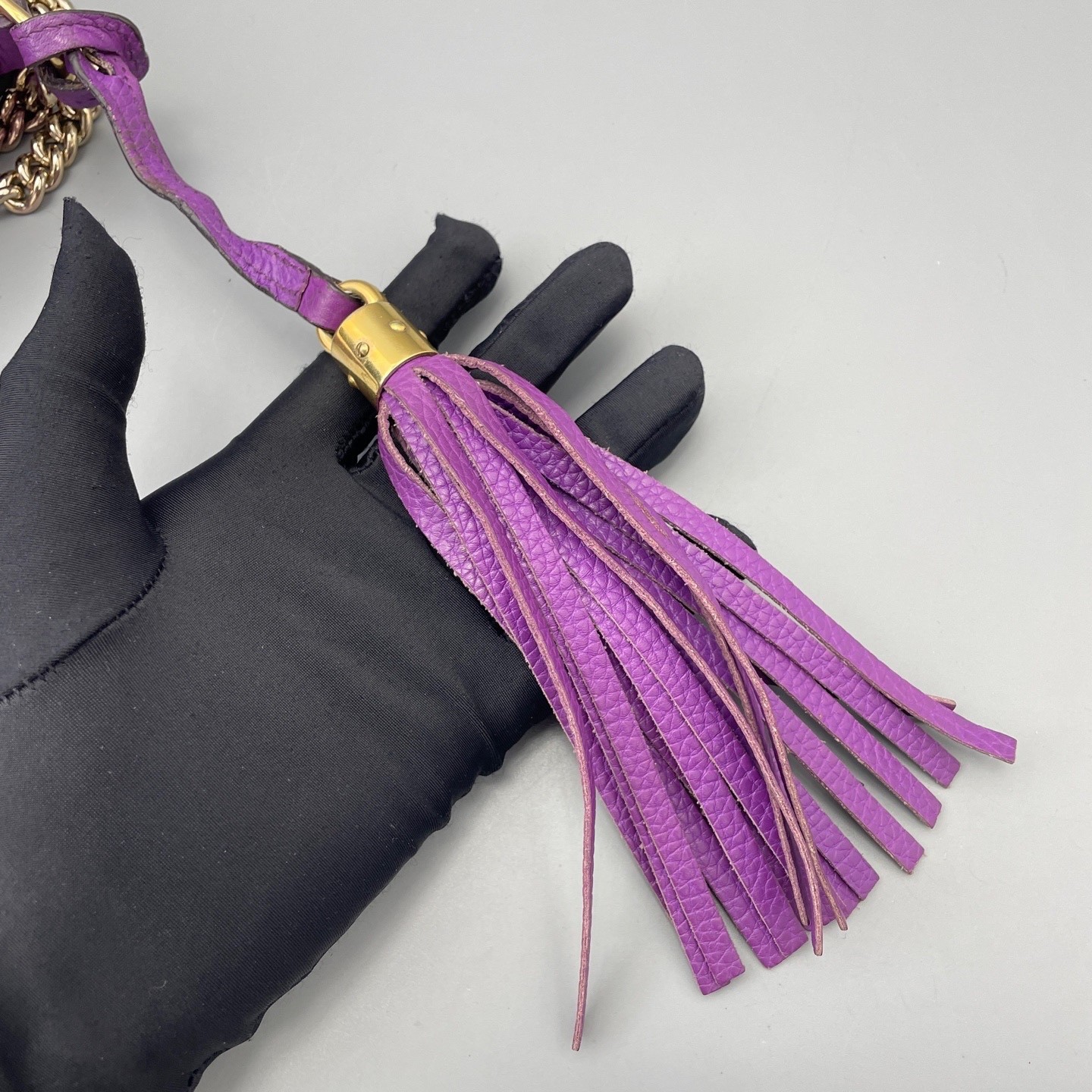 Gucci Pre-Owned Authentic Crossbody Bag Purple 25*15*5cm Free Tracked Shipping
