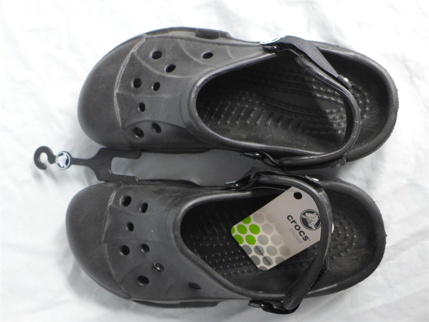 Black/Black CROCS OFF-ROAD (First Model) Size 5 M/7 W -BRAND NEW w/ Tag & Holder