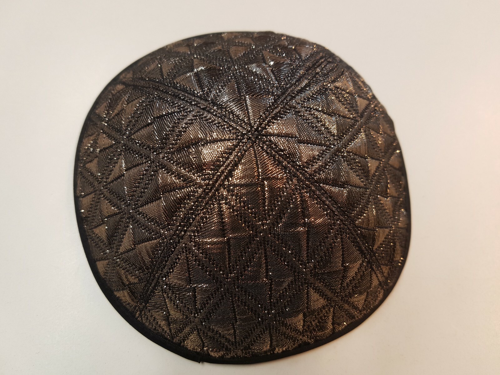 Kippa, Jarmulke, Kippah,Kipa Schwarz 16-17cm