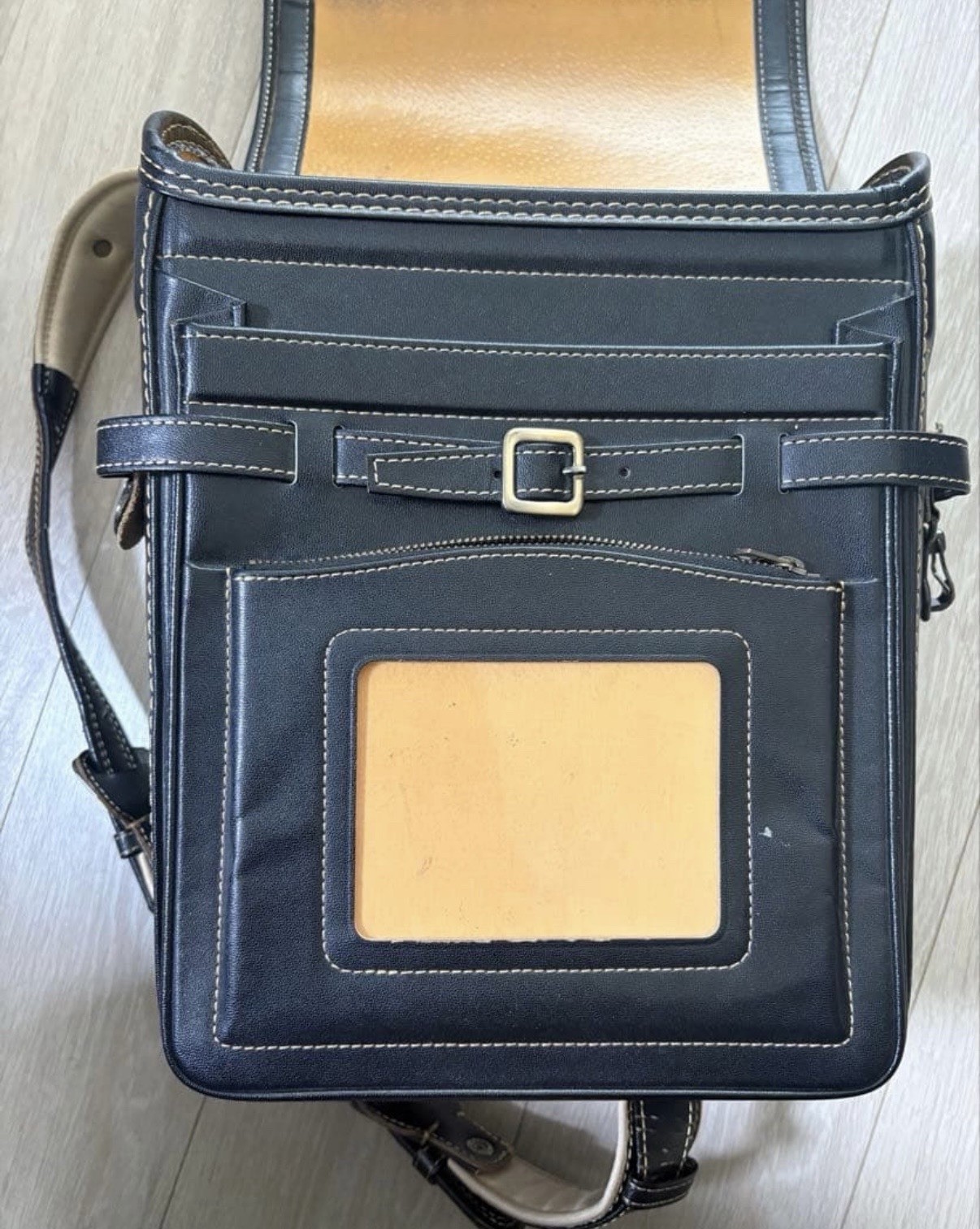 Randoseru Tsuchiya Kaban Genuine Leather Antique-Black : Japan School Bag SR-2