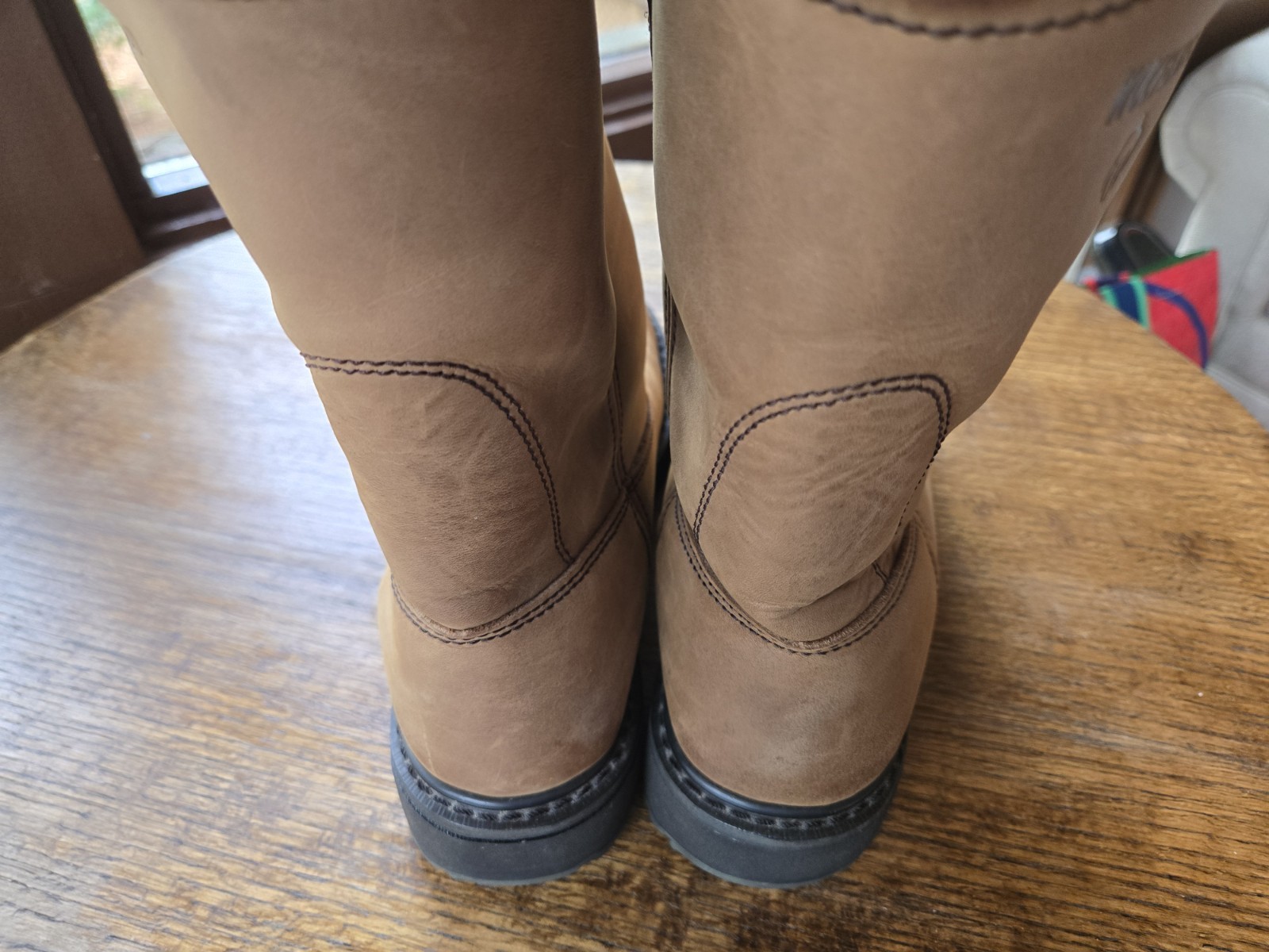 Wolverine Wellington W04727 Men’s Brown Leather Work Western Boots – Size 10.5