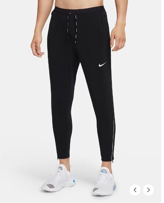 NEW MENS S M L XL NIKE PHENOM ELITE WOVEN RUNNING JOGGERS PANTS BLACK CU5512 010