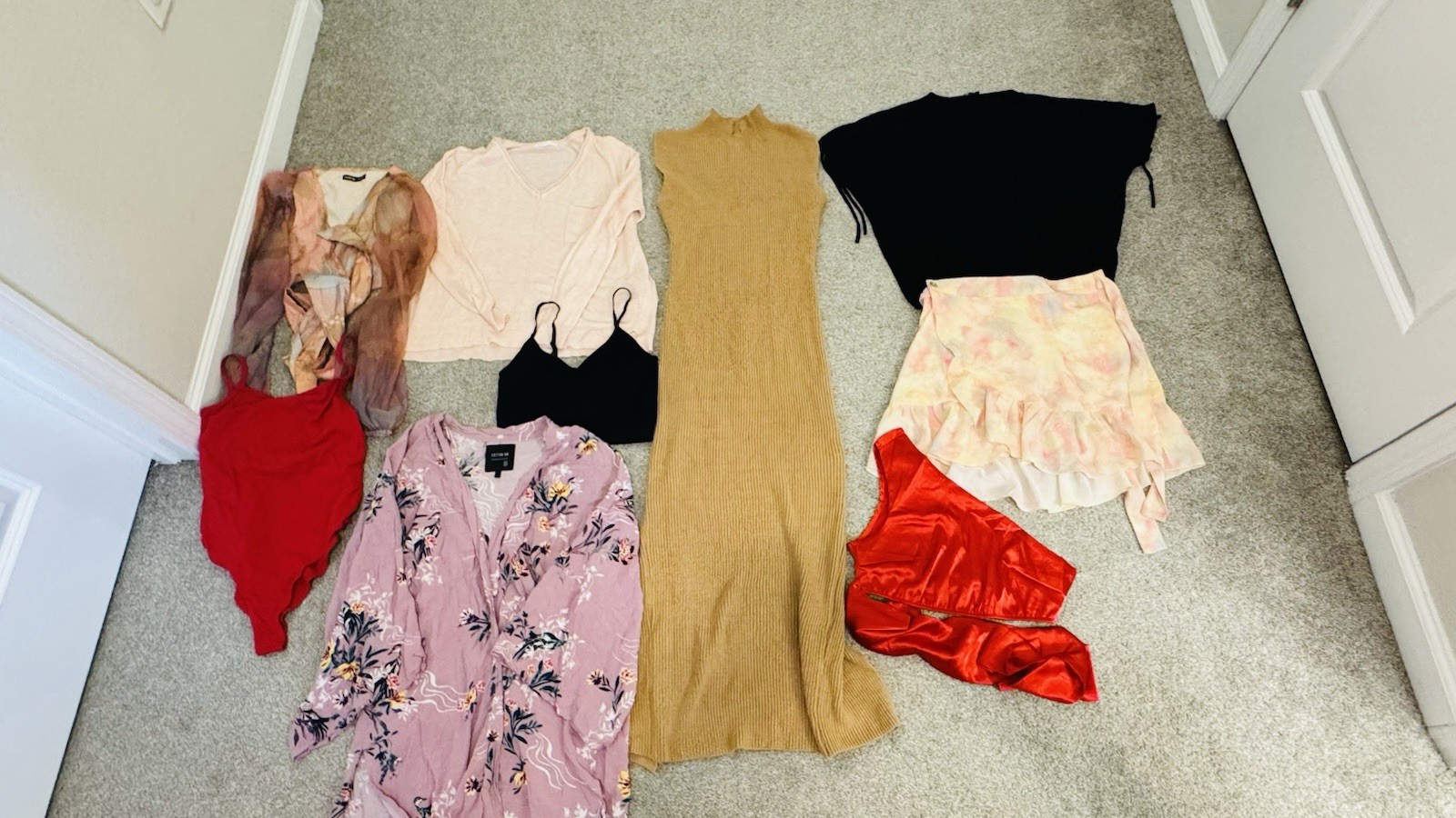 Cotton On, PrettyGarden Women’s Clothing Lot Size S– Dresses, Tops, Pants