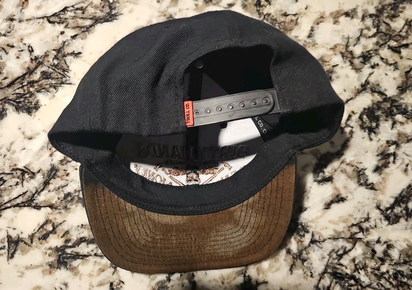 Dirty Hands Clean Money Catina Full Snapback Hat Cap Adjustable Troll Black