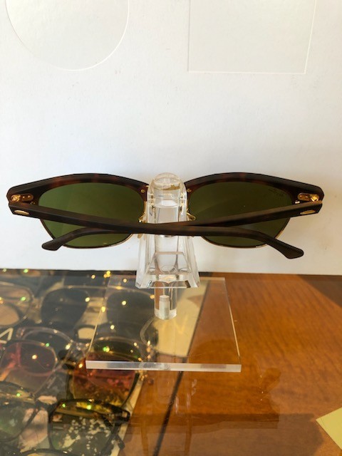 AUTHENTIC RAY-BAN RB3016 CLUBMASTER CLASSIC 1145/19 GREEN FLASH MIRROR Premium