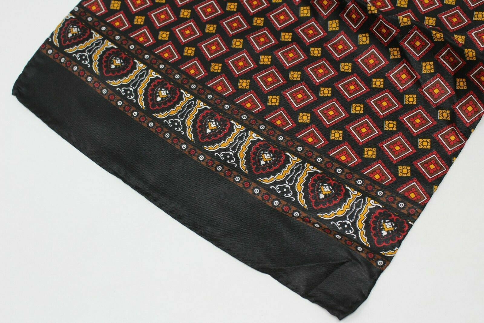 Men’s silk scarf 62″x11 1/4″ made in Italy