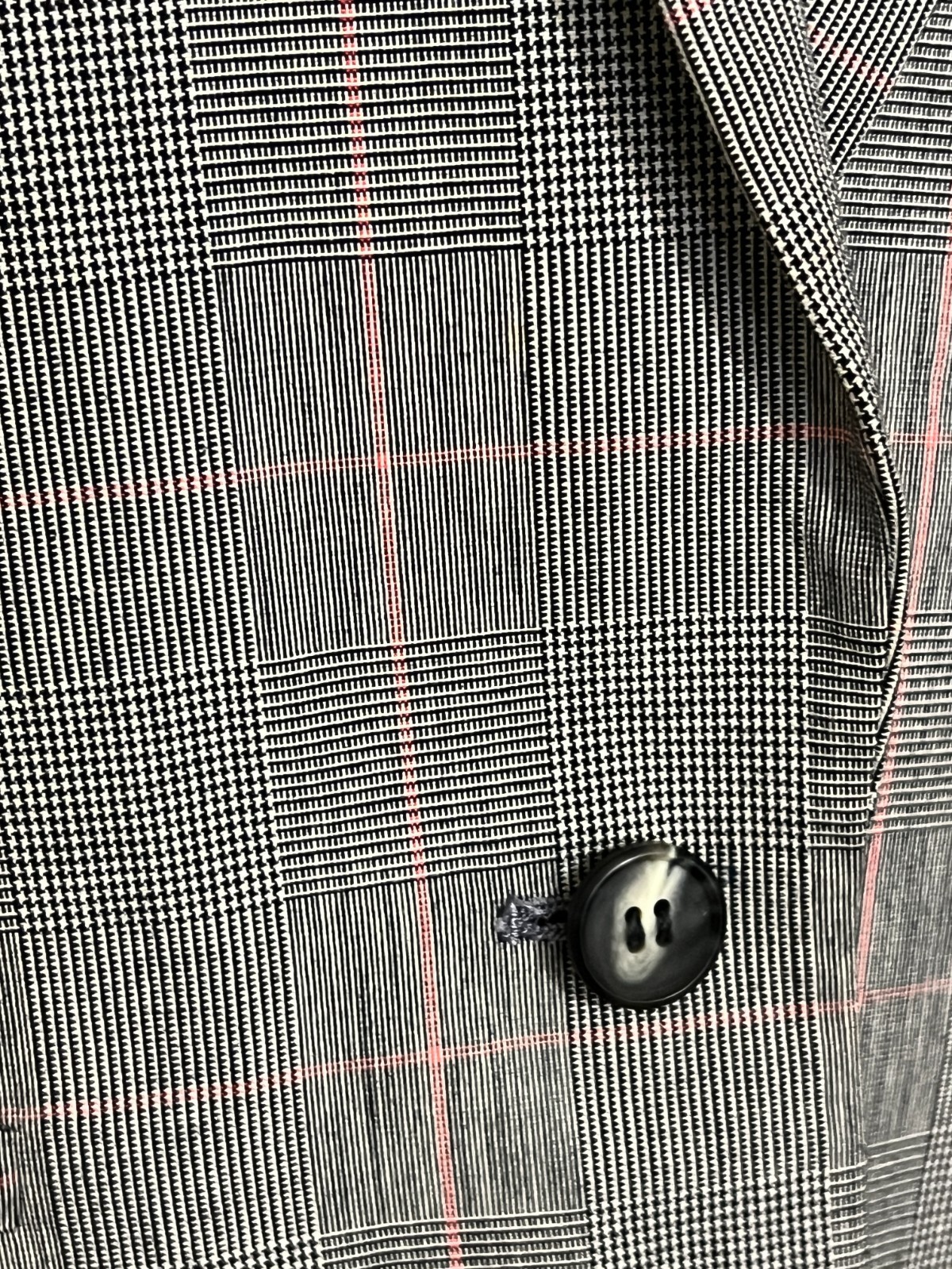Saks Fifth Avenue Gray Plaid Blazer Women’s Size 6 Japan Tailored Jacket