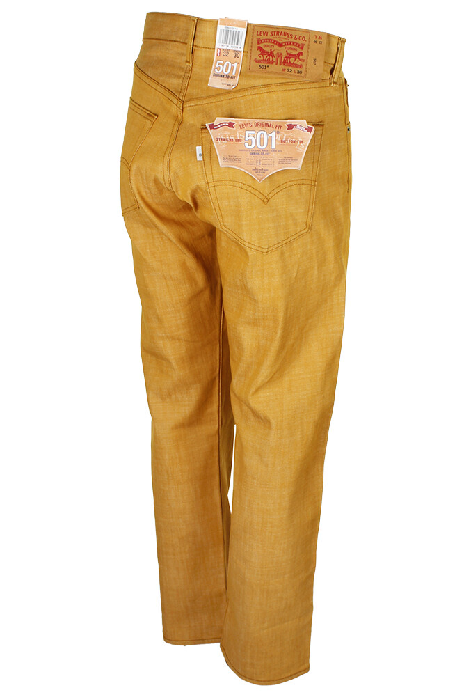 Levi’s Men’s 501 Denim Original Shrink to Fit Button Fly Jeans