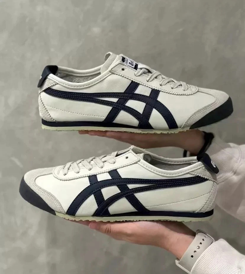 Onitsuka Tiger Mexico 66 Birch Peacoat Sneaker 1183C102-200 NavyBlue Shoe No Box