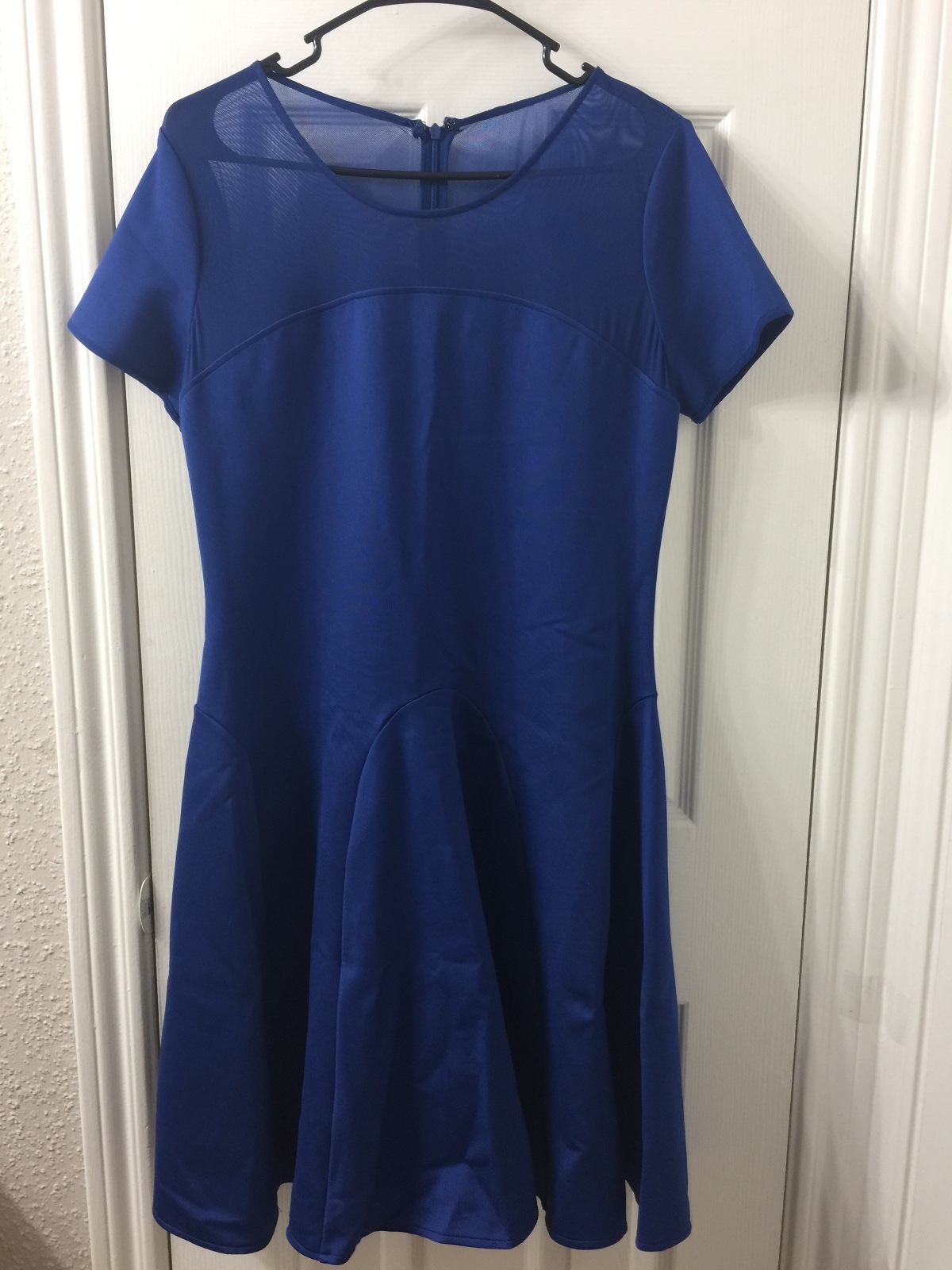 Halston Heritage blue marine dress sz 10 $395 (item C002)