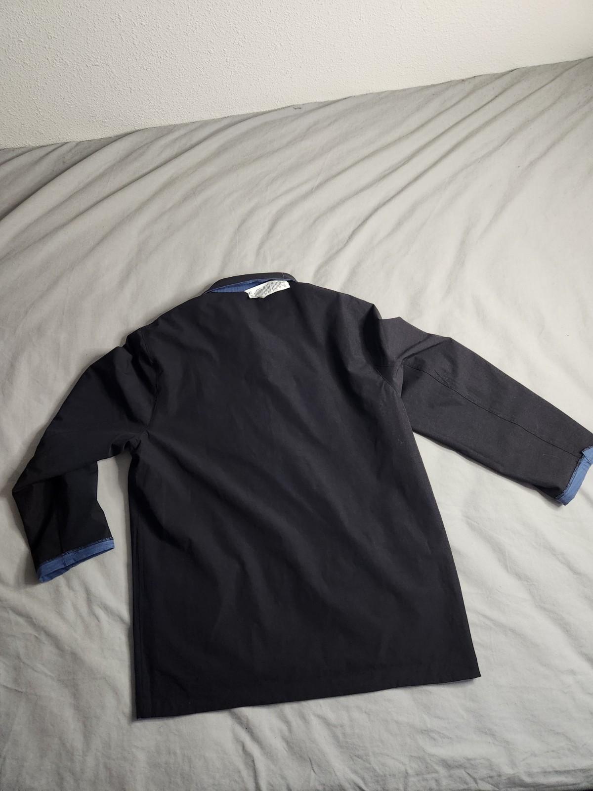 Travis Mathew Surfside Reversible Jacket Mens Sz Medium Blue Black Full Zip NEW