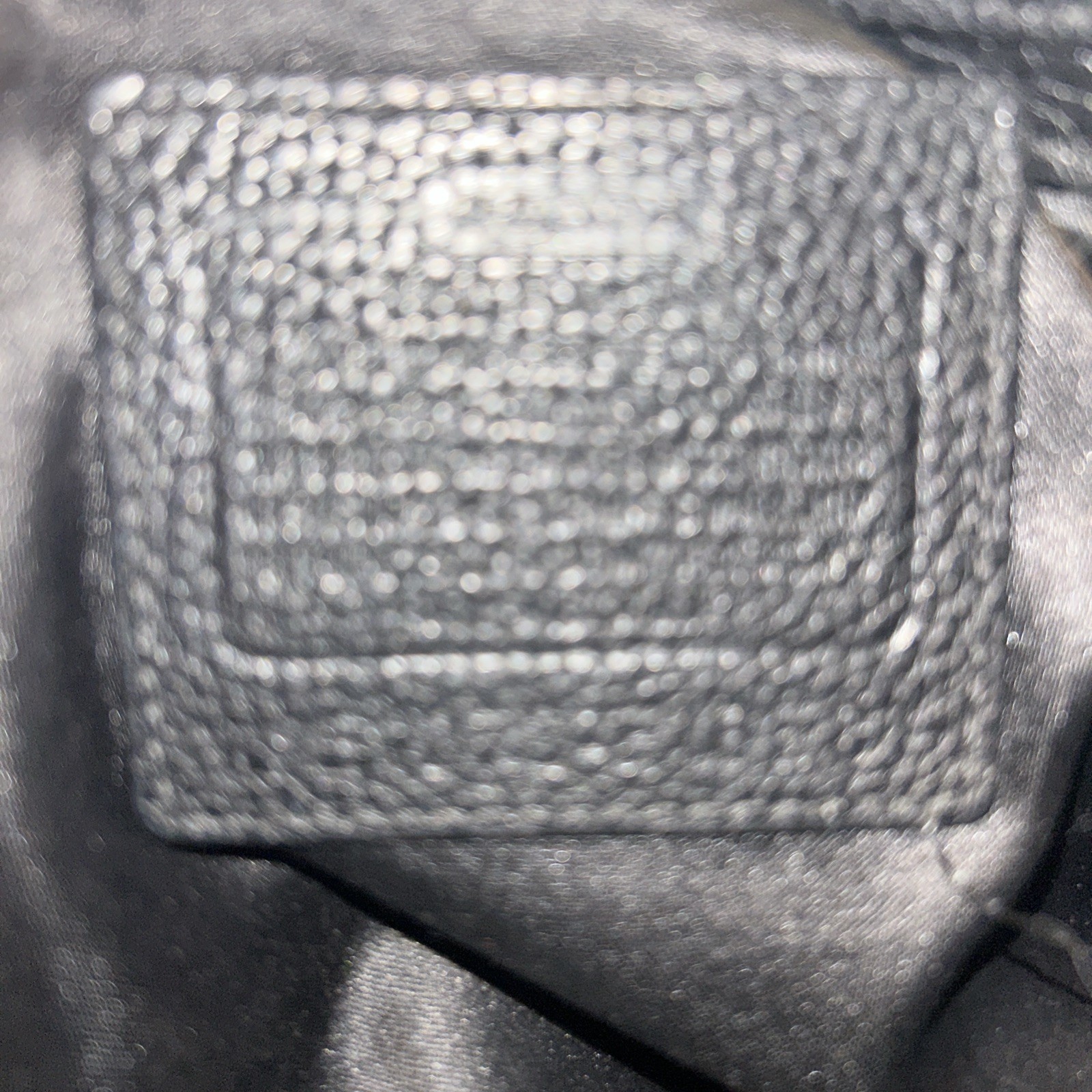 Coach F16531 Penelope Black Pebbled Leather Silver Detail Satchel Handbag