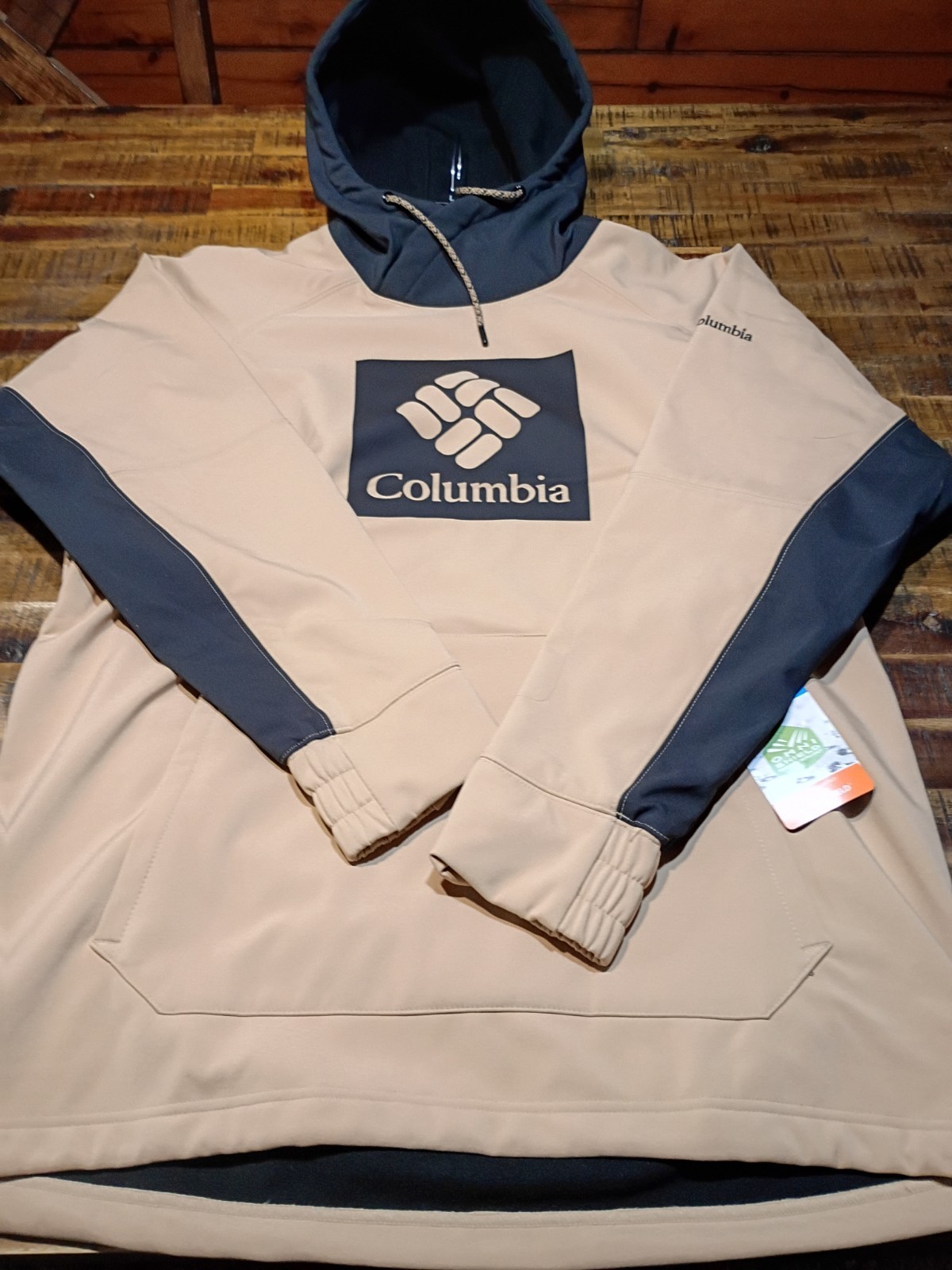 Men’s Columbia Coreshot Waterproof Hoodie Jacket Lightweight Size Large