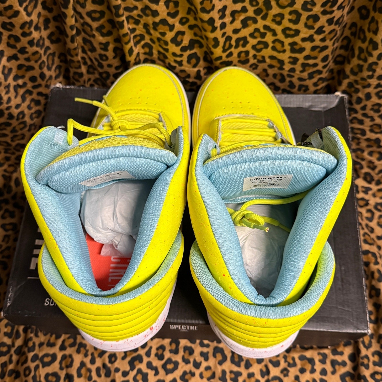 Lil Wayne Spectre by Supra Chimera Highlighter Red/White Size 12 DS RARE SP51005