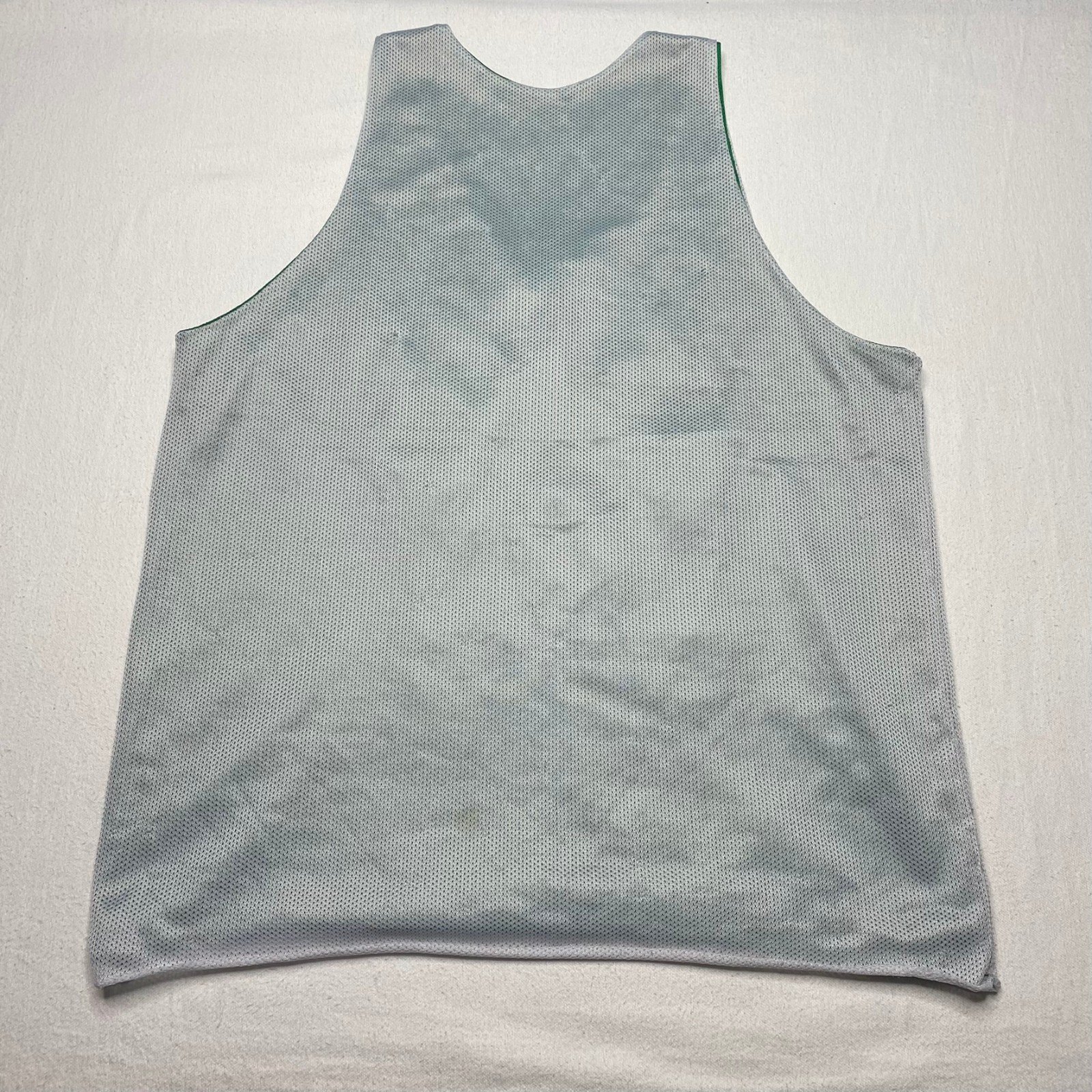 Augusta Sportswear Mens Jersey sz M Green Gray Reversible Major Look Boston