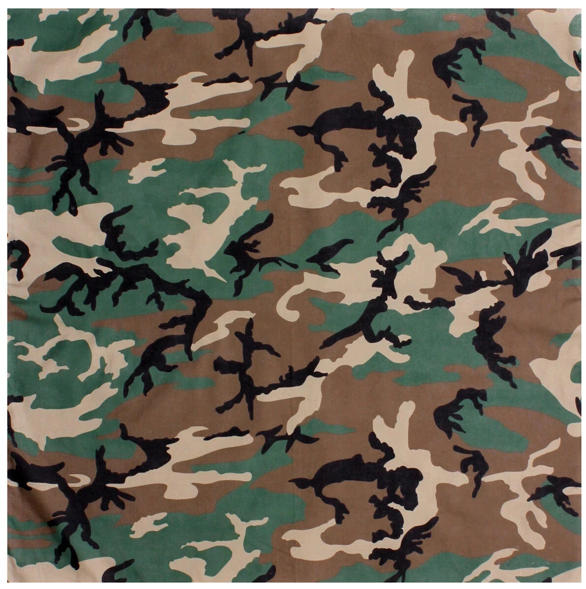 Rothco 4347 X-Large 27″ Jumbo Camouflage Bandana Scarf Military Colors
