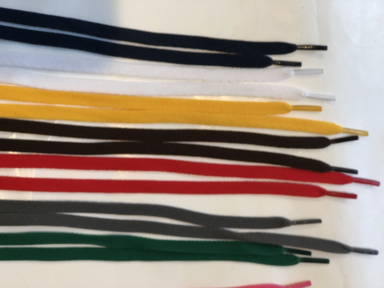 Flat Shoelace 27′ 36′ 45′ 54′ 63′ diffrent color