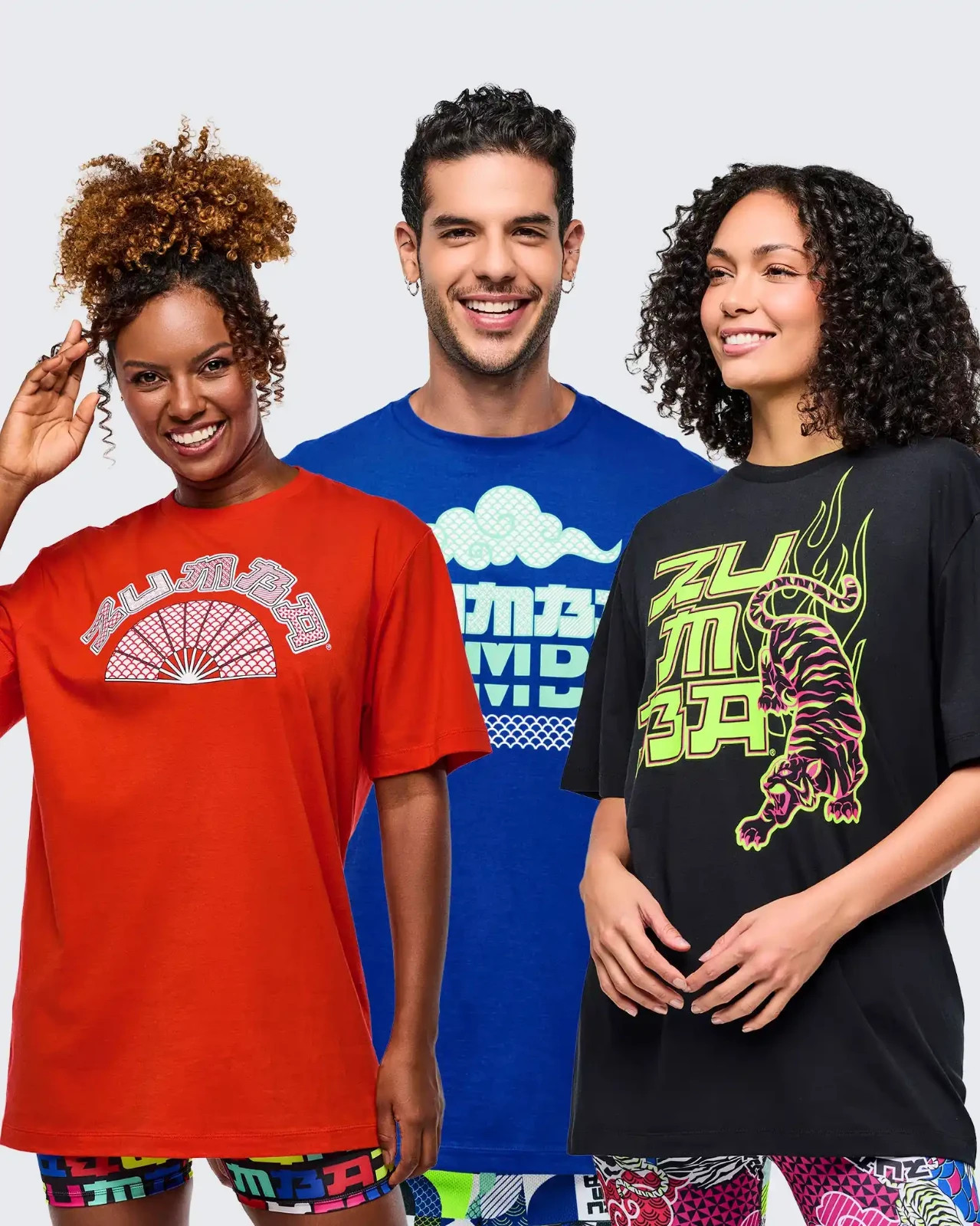 Zumba Eastern Flavor Tees – Choose Red, Blue Black – Choose Red, Blue or Black!