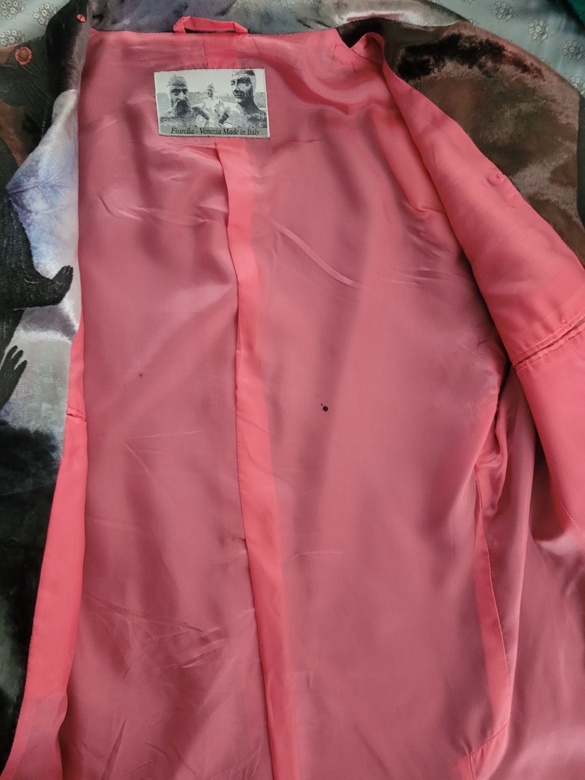 Fiorella Mancini Hand Painted Rat Art Coat, Blazer – Italian Designer
