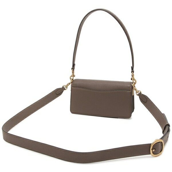 COACH Tabby Shoulder Bag 20 Leather Crossbody B4 Darkstone CY201 size Small