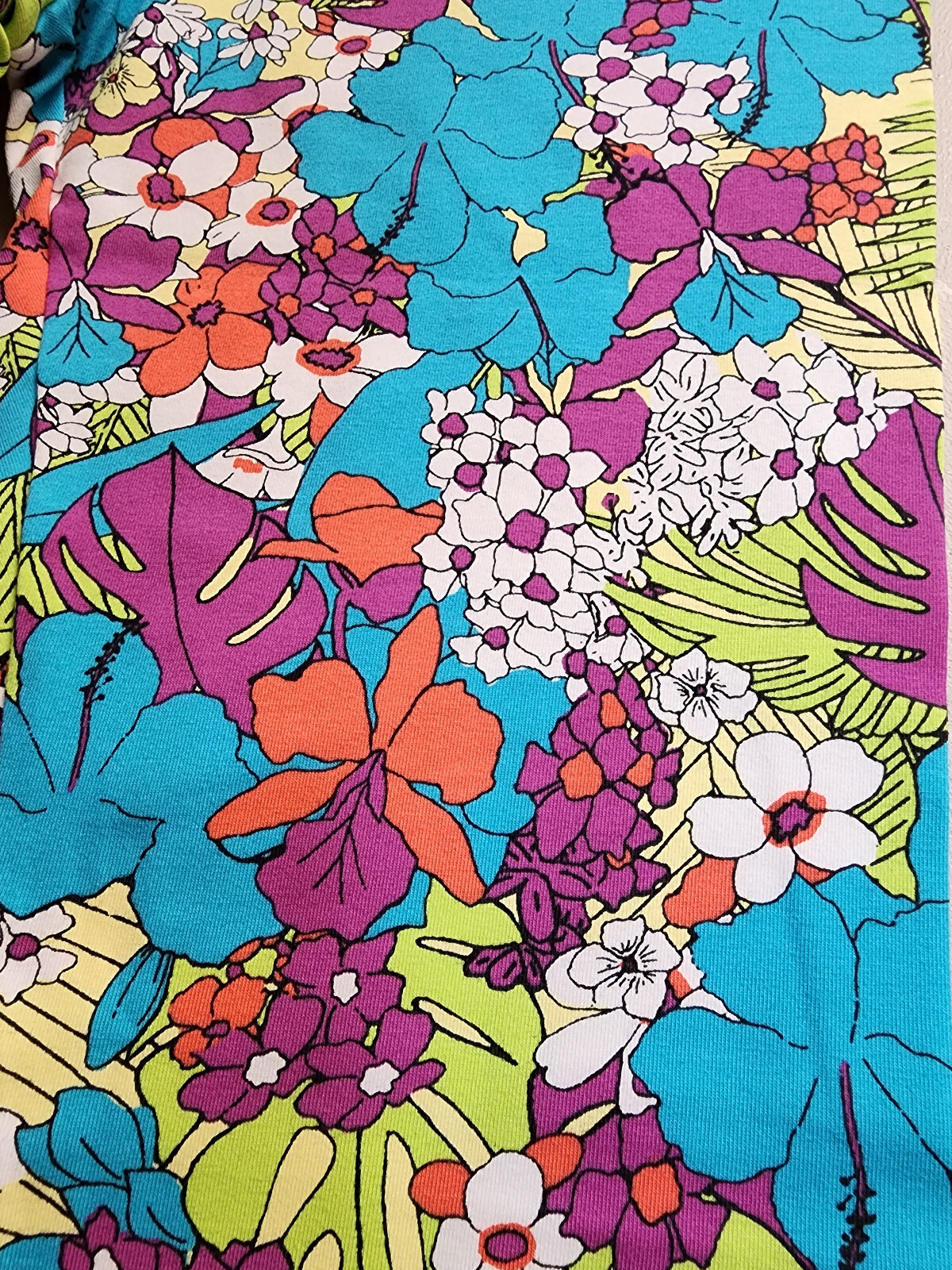 No Boundaries Womens Capri Legging Juniors Size S, M, L, XL, XXL, XXXL Floral
