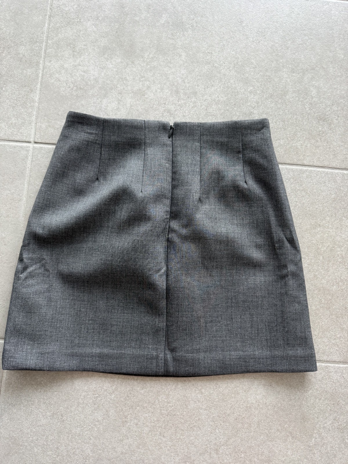 Babaton Skirt Womens 0 Gray Black Glen Check A Line – COND: EXCELLENT