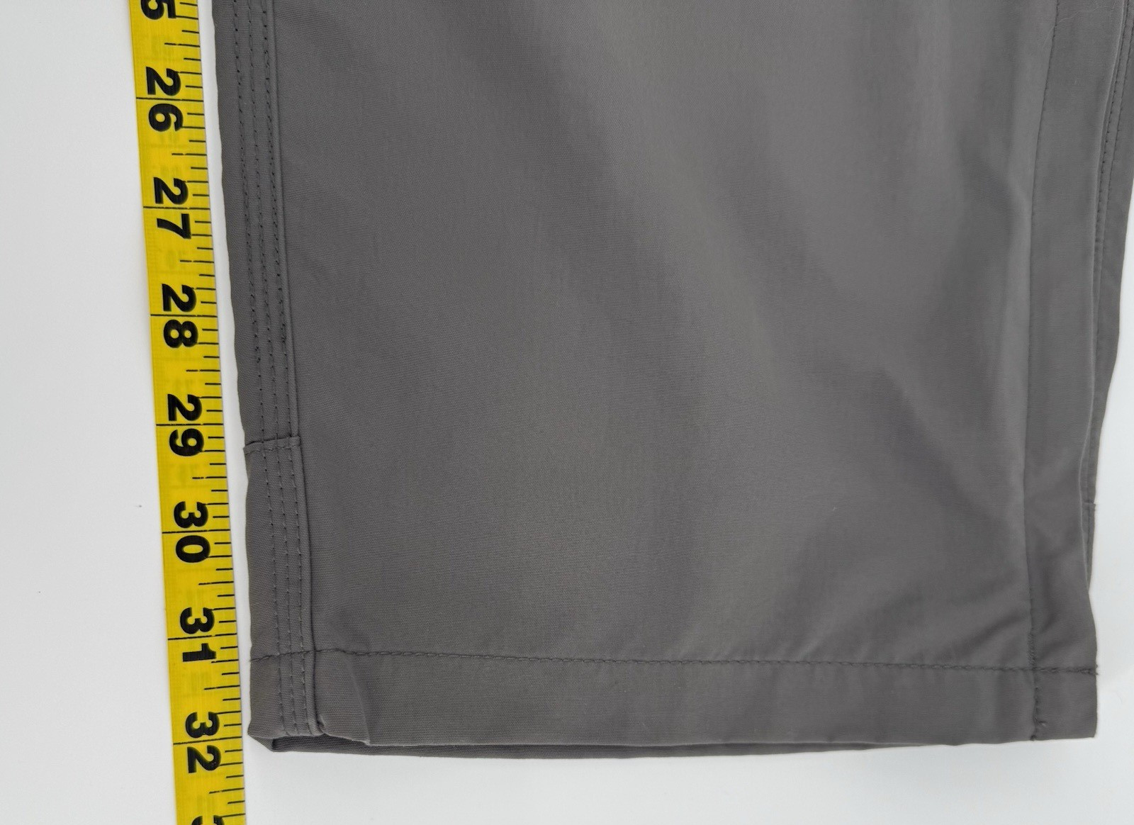 Mountain Khakis Granite Creek Pants 42×32 Gray Nylon Zip-Off Hiking Outdoor NEW