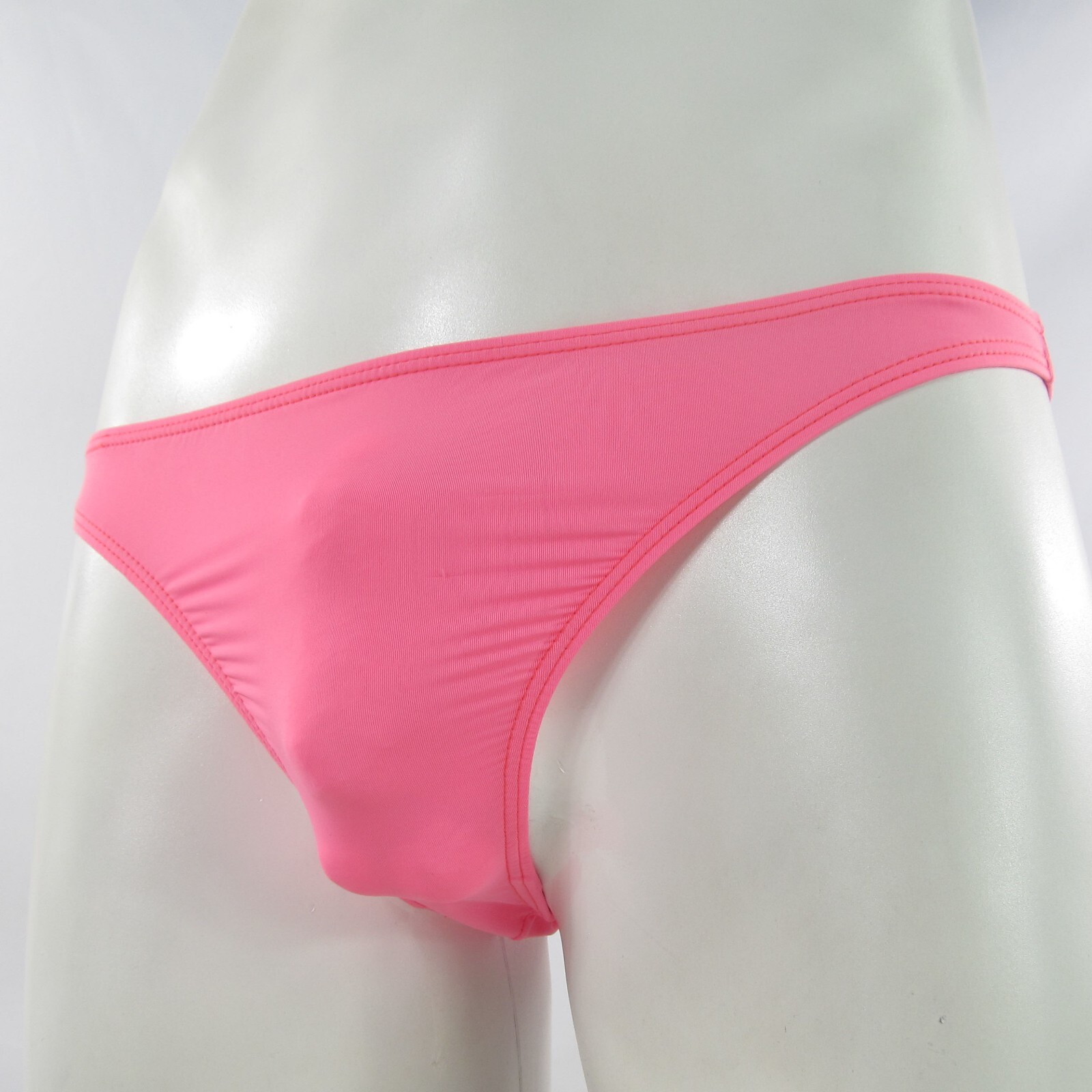 K458 G4582 Mens Sexy Thongs Flat Front T-back Soft Smooth Silky Thin-swim-fabric