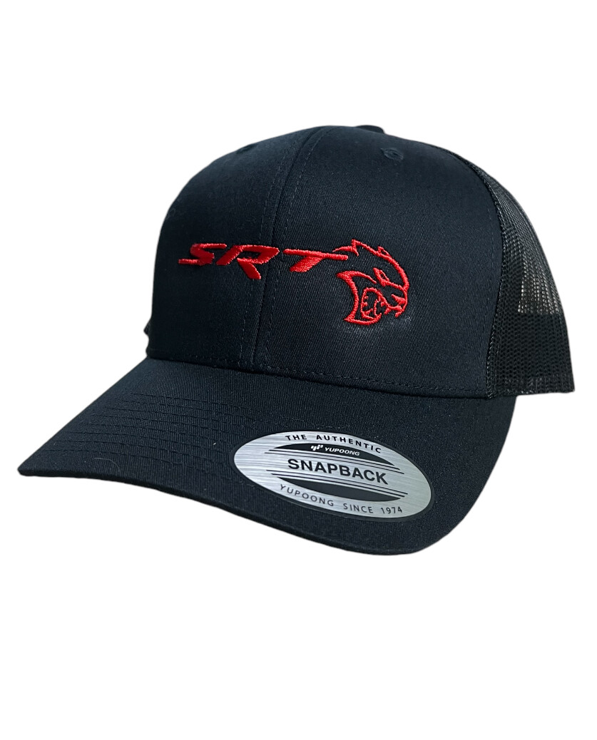 Dodge Charger Challenger 6.2L Hellcat Mesh Snapback Hat *Multiple Colors*