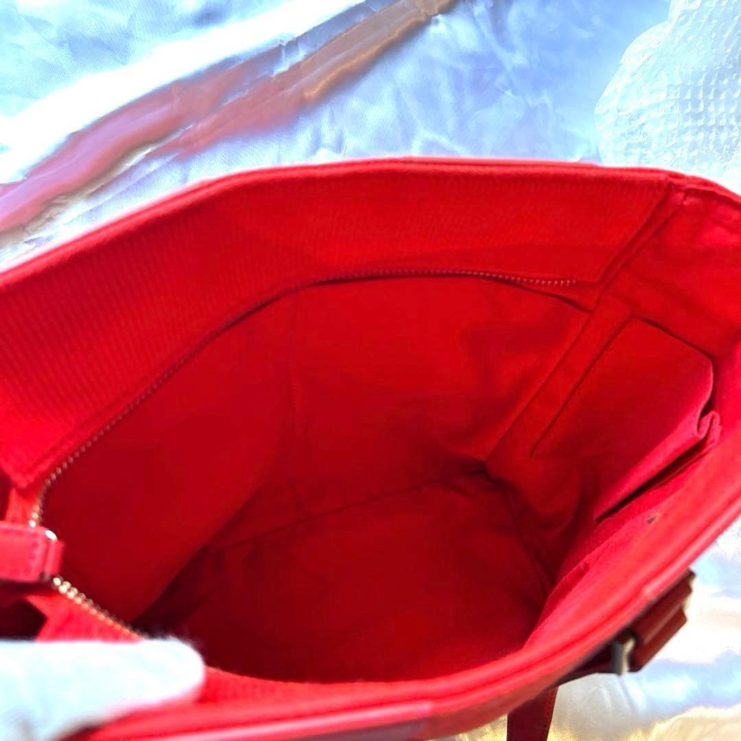 Courreges handbag red 10.6 inch